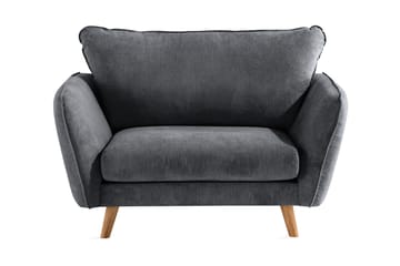 Trend Lyx Fåtölj - Mörkgrå/Ek - Möbler - Fåtölj & stolar - Fåtölj