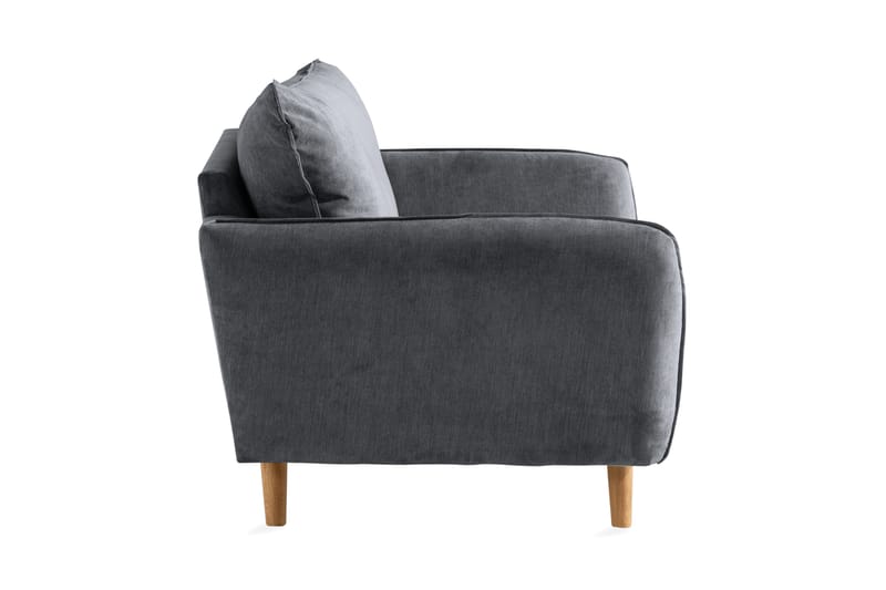 Trend Lyx Fåtölj - Mörkgrå/Ek - Möbler - Fåtölj & stolar - Fåtölj
