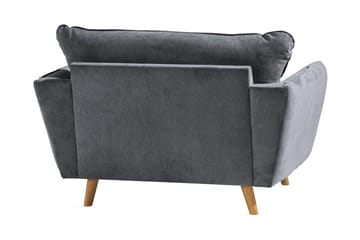Trend Lyx Fåtölj - Mörkgrå/Ek - Möbler - Fåtölj & stolar - Fåtölj