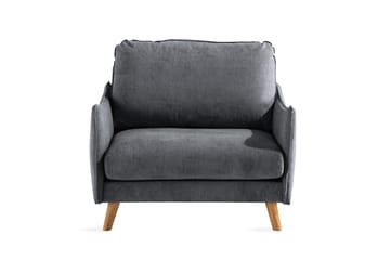 Trend Lyx Fåtölj - Mörkgrå/Ek - Möbler - Fåtölj & stolar - Fåtölj