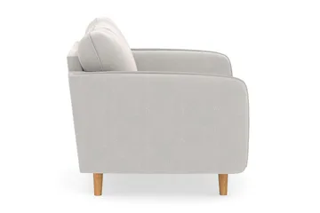 Trend Lyx Fåtölj - Vit Sammet - Möbler - Fåtölj & stolar - Fåtölj