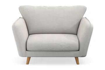 Trend Lyx Fåtölj - Vit Sammet - Möbler - Fåtölj & stolar - Fåtölj