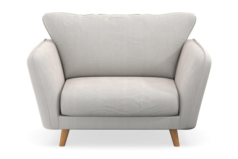 Trend Lyx Fåtölj - Vit Sammet - Möbler - Fåtölj & stolar - Fåtölj