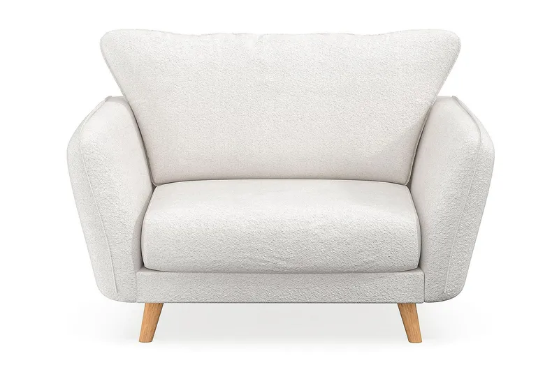 Trend Lyx Fåtölj, Vit|Bouclé