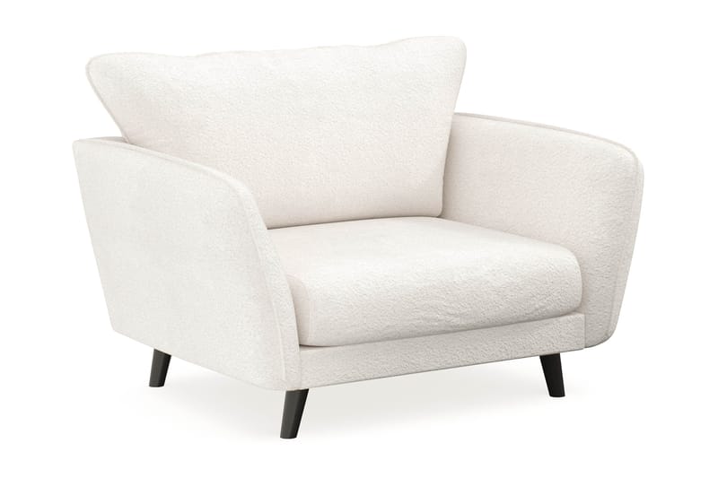 Trend Lyx Fåtölj - Vit|Bouclé - Möbler - Fåtölj & stolar - Fåtölj