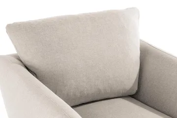 Trend Soffgrupp Fåtölj med Fotpall - Beige - Möbler - Fåtölj & stolar - Fåtölj