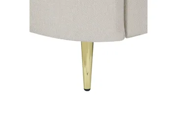 Fåtölj Trosa - Beige/guld - Möbler - Fåtölj & stolar - Fåtölj
