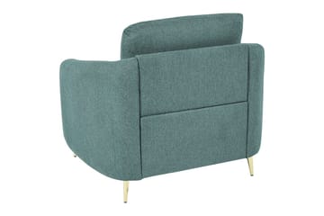 Fåtölj Trosa - Grönt, guld - Möbler - Fåtölj & stolar - Fåtölj