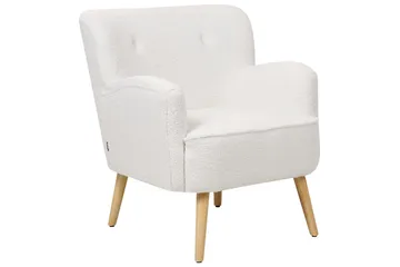 Fåtölj Tumba - Vit, Svart - Möbler - Fåtölj & stolar - Fåtölj