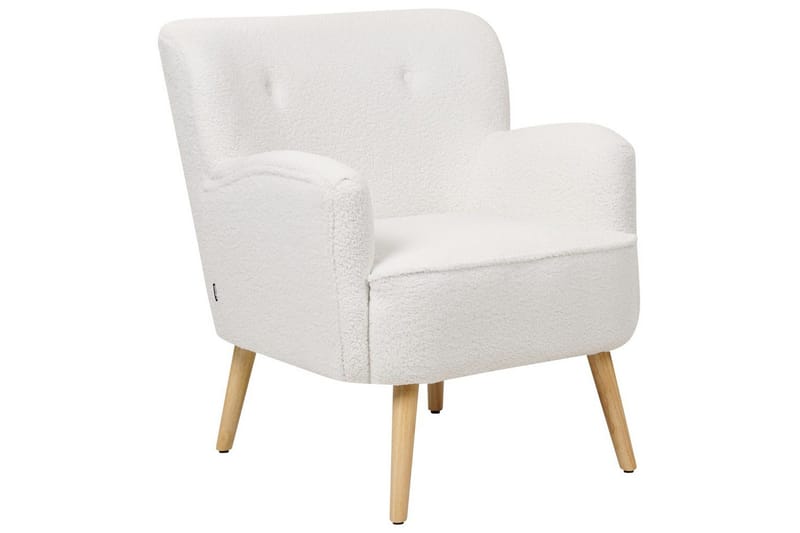 Fåtölj Tumba - Vit, Svart - Möbler - Fåtölj & stolar - Fåtölj