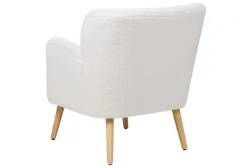 Fåtölj Tumba - Vit, Svart - Möbler - Fåtölj & stolar - Fåtölj