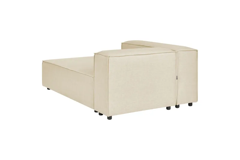 Tunda Schäslong 119 cm Höger - Beige/Svart - Möbler - Fåtölj & stolar - Fåtölj - Liggfåtölj
