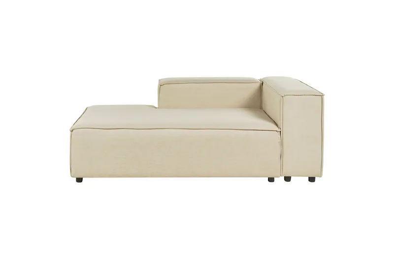 Tunda Schäslong 119 cm Höger, Beige/Svart