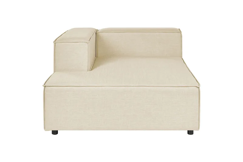 Tunda Schäslong 119 cm Höger - Beige/Svart - Möbler - Fåtölj & stolar - Fåtölj - Liggfåtölj
