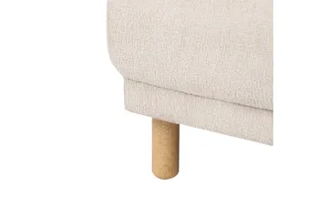 Fåtölj Tuve - Beige, ljust trä/Bouclé - Möbler - Fåtölj & stolar - Fåtölj