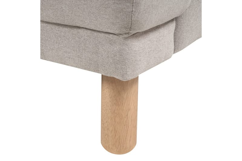 Fåtölj Tuve - Taupe, ljust trä/Polyester - Möbler - Fåtölj & stolar - Fåtölj