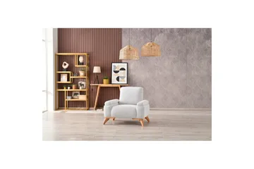 Tylra Fåtölj - Grå/Kaffe - Möbler - Fåtölj & stolar - Fåtölj