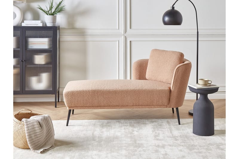 Uklund Schäslong 148 cm Höger - Beige/Svart - Möbler - Fåtölj & stolar - Fåtölj - Liggfåtölj