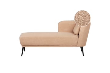 Uklund Schäslong 148 cm Höger - Beige/Svart - Möbler - Fåtölj & stolar - Fåtölj - Liggfåtölj