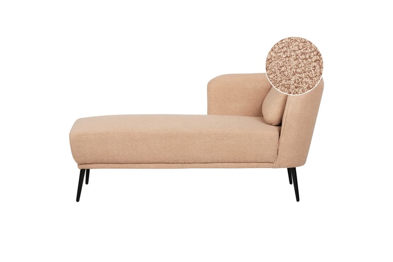 Uklund Schäslong 148 cm Höger - Beige/Svart - Möbler - Fåtölj & stolar - Fåtölj - Liggfåtölj