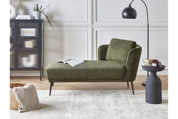 Uklund Schäslong 148 cm Höger - Svart/Grön - Möbler - Fåtölj & stolar - Fåtölj - Liggfåtölj