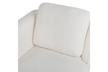 Uklund Schäslong 148 cm Höger - Svart/Vit - Möbler - Fåtölj & stolar - Fåtölj - Liggfåtölj