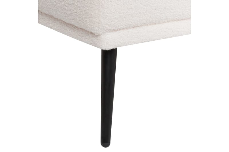 Uklund Schäslong 148 cm Höger - Svart/Vit - Möbler - Fåtölj & stolar - Fåtölj - Liggfåtölj