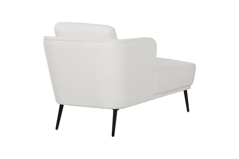 Uklund Schäslong 148 cm Höger - Svart/Vit - Möbler - Fåtölj & stolar - Fåtölj - Liggfåtölj