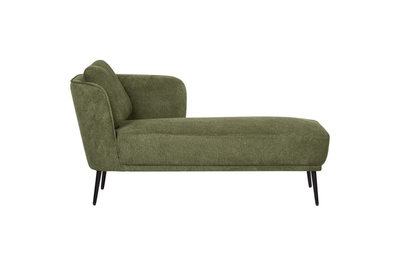 Uklund Schäslong 148 cm Vänster - Svart/Grön - Möbler - Fåtölj & stolar - Fåtölj - Liggfåtölj