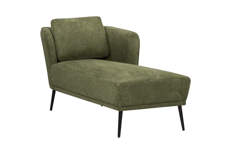 Uklund Schäslong 148 cm Vänster - Svart/Grön - Möbler - Fåtölj & stolar - Fåtölj - Liggfåtölj