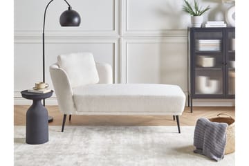 Uklund Schäslong 148 cm Vänster - Svart/Vit - Möbler - Fåtölj & stolar - Fåtölj - Liggfåtölj