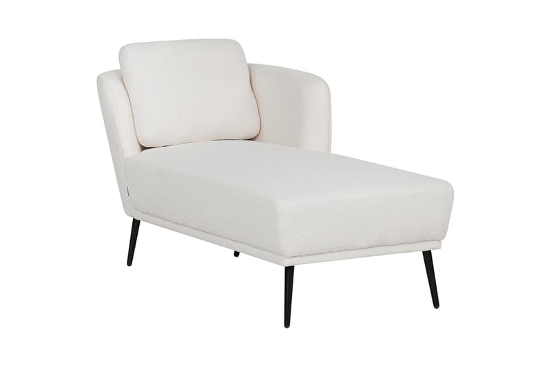 Uklund Schäslong 148 cm Vänster - Svart/Vit - Möbler - Fåtölj & stolar - Fåtölj - Liggfåtölj