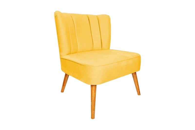 Ullsperger Fåtölj med Armstöd, Gul