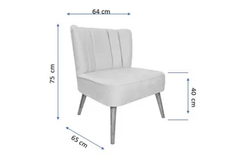 Ullsperger Fåtölj med Armstöd - Orange - Möbler - Fåtölj & stolar - Fåtölj