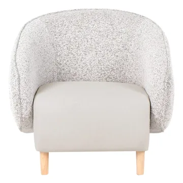 Fåtölj Umea - Beige, ljust trä - Möbler - Fåtölj & stolar - Fåtölj