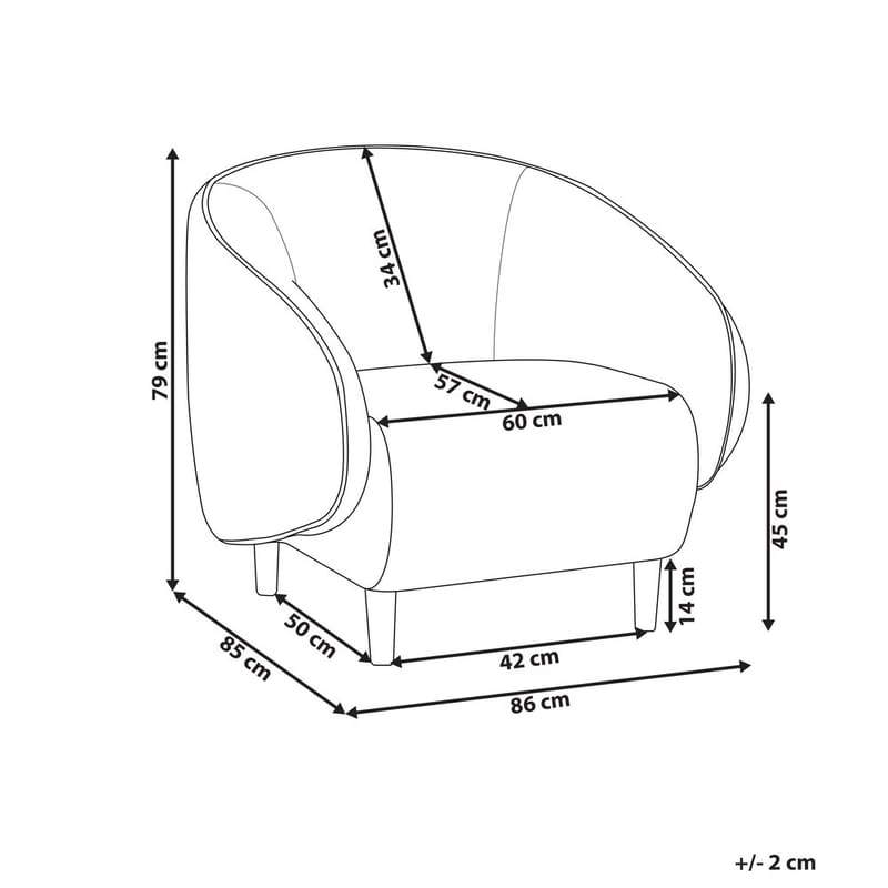 Fåtölj Umea - Grönt, ljust trä - Möbler - Fåtölj & stolar - Fåtölj