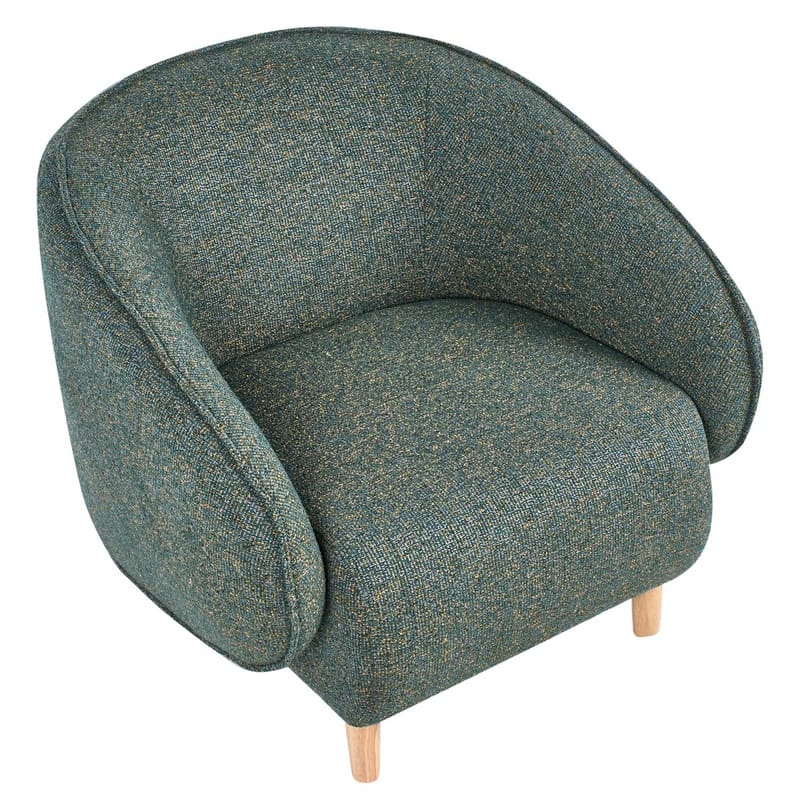 Fåtölj Umea - Grönt, ljust trä - Möbler - Fåtölj & stolar - Fåtölj