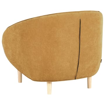 Fåtölj Umea - Gult, ljust trä - Möbler - Fåtölj & stolar - Fåtölj