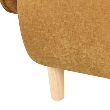 Fåtölj Umea - Gult, ljust trä - Möbler - Fåtölj & stolar - Fåtölj