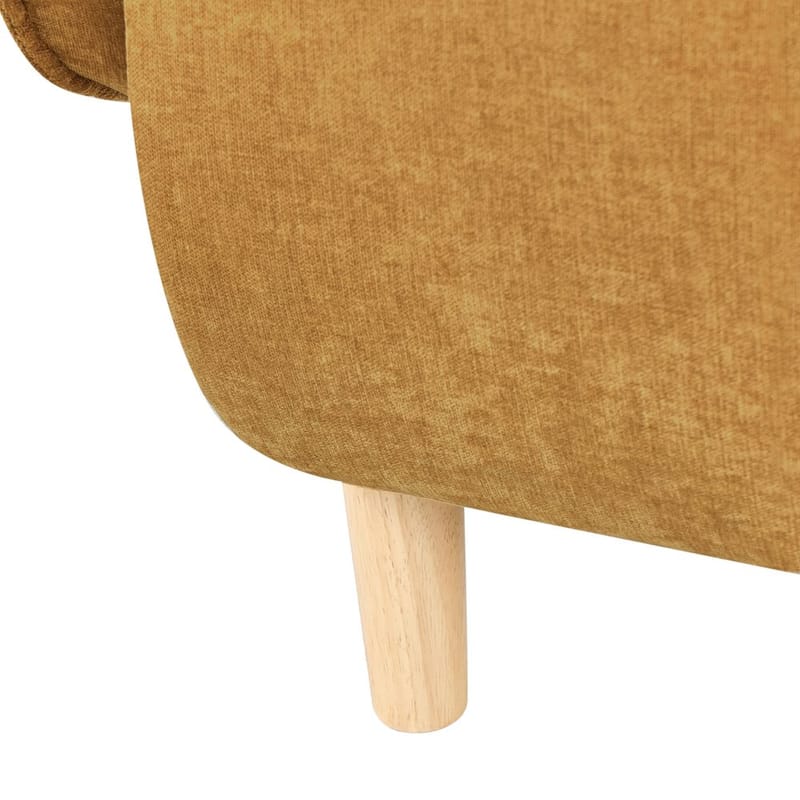 Fåtölj Umea - Gult, ljust trä - Möbler - Fåtölj & stolar - Fåtölj