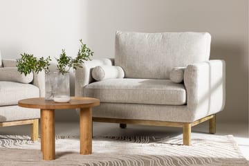 Vanlig fåtölj med armstöd Venture Home Olympos Fåtölj Beige - Möbler - Fåtölj & stolar - Fåtölj