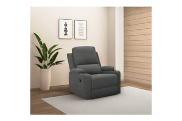 Vanlig liggfåtölj Loft24 Reclinerstol Loft24 Dallas Grey Belfast fabric - Möbler - Fåtölj & stolar - Fåtölj - Biofåtölj & reclinerfåtölj
