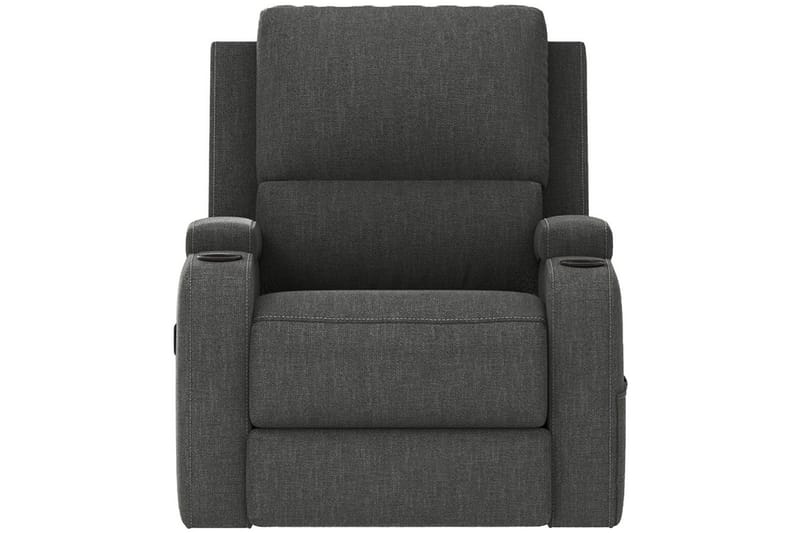 Vanlig liggfåtölj Loft24 Reclinerstol Loft24 Dallas Grey Belfast fabric - Möbler - Fåtölj & stolar - Fåtölj - Biofåtölj & reclinerfåtölj