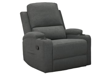 Vanlig liggfåtölj Loft24 Reclinerstol Loft24 Dallas Grey Belfast fabric - Möbler - Fåtölj & stolar - Fåtölj - Biofåtölj & reclinerfåtölj