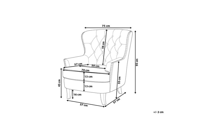 Viborg Ii Fåtölj - Grå - Möbler - Fåtölj & stolar - Fåtölj