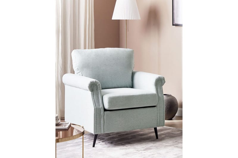 Fåtölj Vietas - Blå, Svart - Möbler - Fåtölj & stolar - Fåtölj