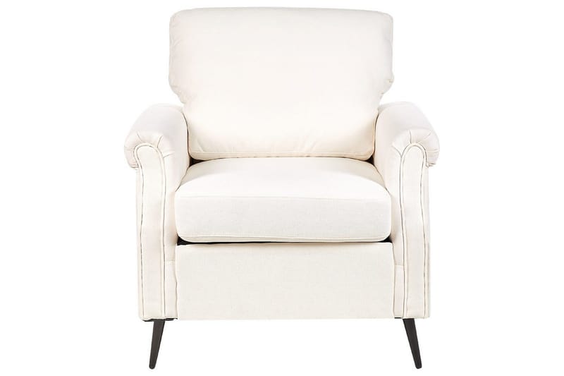 Fåtölj Vietas - Vit, ljust trä - Möbler - Fåtölj & stolar - Fåtölj