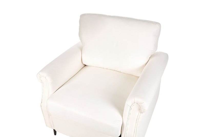 Fåtölj Vietas - Vit, ljust trä - Möbler - Fåtölj & stolar - Fåtölj