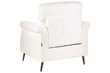 Fåtölj Vietas - Vit, ljust trä - Möbler - Fåtölj & stolar - Fåtölj