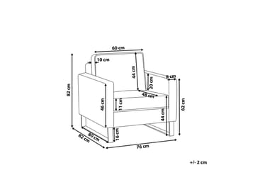 Fåtölj Vind - Grå, svart - Möbler - Fåtölj & stolar - Fåtölj